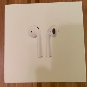 Apple AirPods with charging case - New!